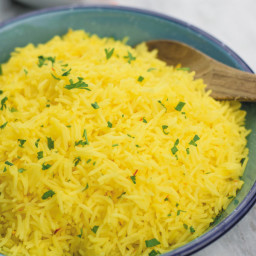 Easy Yellow Saffron Rice
