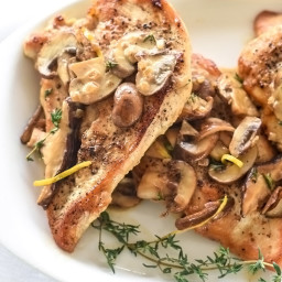 Easy Chicken Breasts with Creamy Mushroom Sauce
