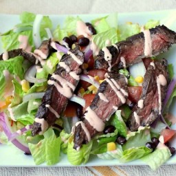 Easy Skirt Steak Taco Salad