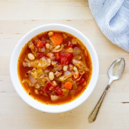 Easy White Bean and Cabbage Soup