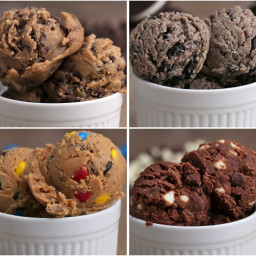 Edible Cookie Dough 4 Ways Recipe by Tasty