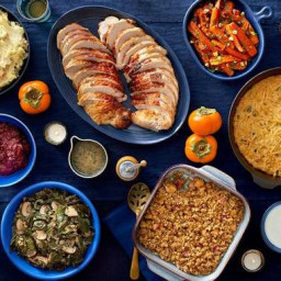 Edouardo Jordan's Thanksgiving Feast serves 6 to 8