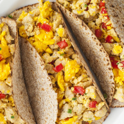 Egg and Turkey Sausage Breakfast Tacos