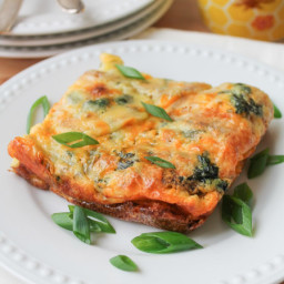 Egg Casserole with Sweet Potato & Spinach – Gluten Free