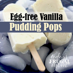 Egg-free Vanilla Pudding Pops