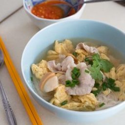 Egg Mee Sua Soup Recipe