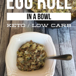 Egg Roll in a Bowl {keto friendly / low carb}