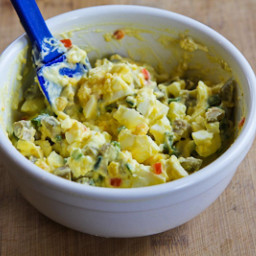 Egg Salad with Green Olives for Sandwiches