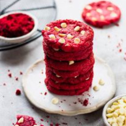 Eggless Red Velvet Cookies-