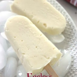 Eggless Vanilla Pudding Pops from Scratch!