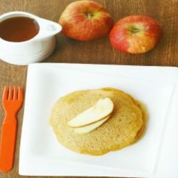 Eggless Whole Wheat Apple Pancakes