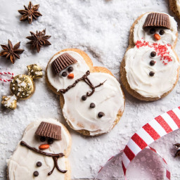 Eggnog Frosted Chai Snickerdoodle Snowmen
