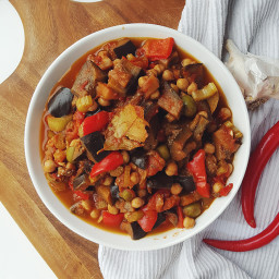 EGGPLANT and CHICKPEA STEW