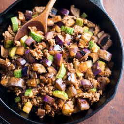 Eggplant and Chili Garlic Pork Stir-Fry