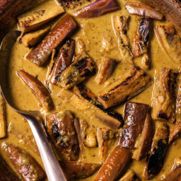 Eggplant Curry with Lemongrass and Coconut Milk