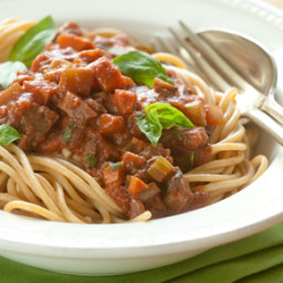 Eggplant Bolognese