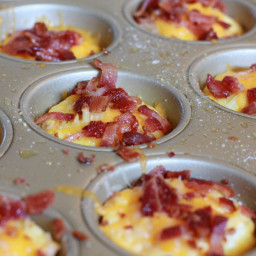 Egg Potato and Bacon Breakfast Muffins
