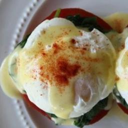 Healthier Eggs Benedict 