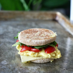 Eggs & Cheese Vegan Breakfast Sandwich
