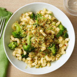 Elbow Macaroni with Crispy Breadcrumbs and Broccoli
