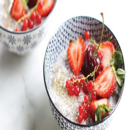 Elevated Healthy Chia Pudding with Fruit