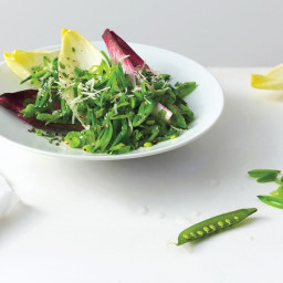 Endive & Snap Pea Salad with Parmesan Dressing