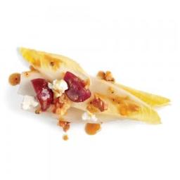 Endive Salad with Beets, Goat Cheese, and Walnuts