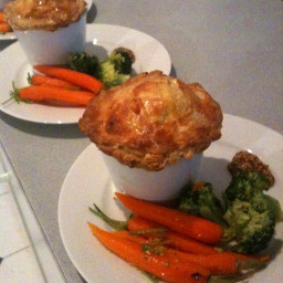 English Lamb Pie with Flaky Pastry