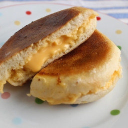 English Muffin Grilled Cheese Sandwiches