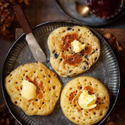 English Pikelets, Fruit Pikelets and Crumpets