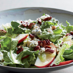 Escarole Salad with Apples, Blue Cheese and Pecans