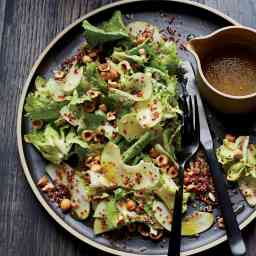 Escarole Salad with Red Quinoa and Hazelnuts Recipe