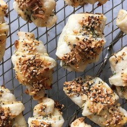 Everything Rugelach with Ricotta and Dill