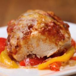 Fajita Parchment-Baked Chicken Recipe by Tasty