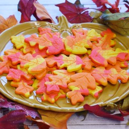 Fall Foliage Sugar Cookies