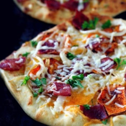 Fall Harvest Naan Pizza