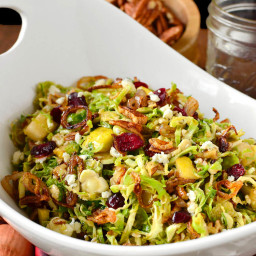 Fall Shredded Brussels Sprouts Salad