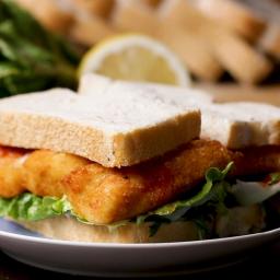 Fancy AF Fish Finger Sandwich Recipe by Tasty
