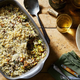 Farro Gratin With Brussels Sprouts