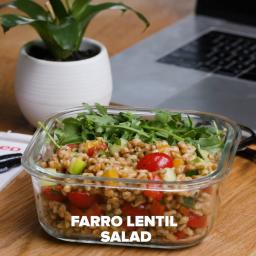 Farro Lentil Salad Recipe by Tasty
