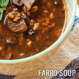 Farro Mushroom Soup