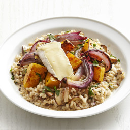 Farro with Brie and Squash