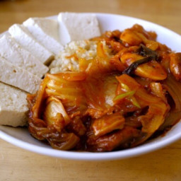 FAST DUBU KIMCHI (Tofu w/ Stir-fried Kimchi and Pork)