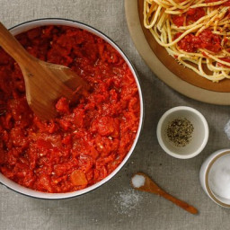 Fast Tomato Sauce With Anchovies