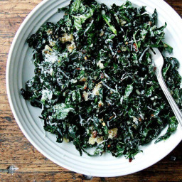 Favorite Kale Salad with Shallot Vinaigrette