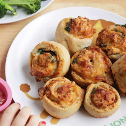 Favorite Pizza Rolls (with Spinach and Cheese) (Freezer-Friendly!)