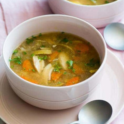 Favorite Slow Cooker Chicken Vegetable Soup Recipe that's Healthy