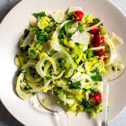 Fennel and Celery Salad With Lemon and Parmesan