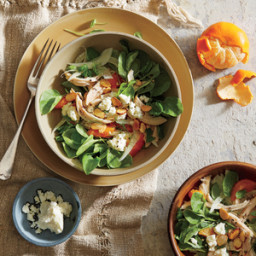 Fennel and Clementine Salad with Chicken, Almonds, and Feta