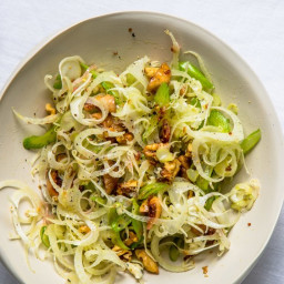 Fennel-Celery Salad with Blue Cheese and Walnuts